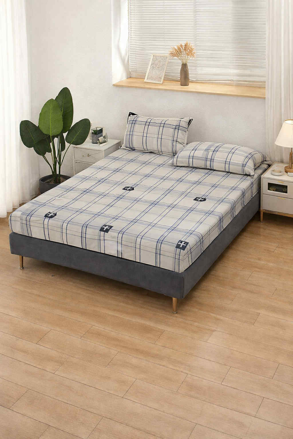 🏁  Lenjerie de Pat Cocolino Classic Plaid