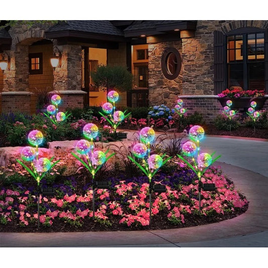 Set x2 Lampa Solara LED, Decoratiune Gradina, Dandelion