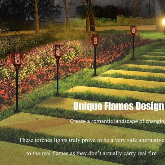 Set 12x Lampa solara tip torta cu efect flacara