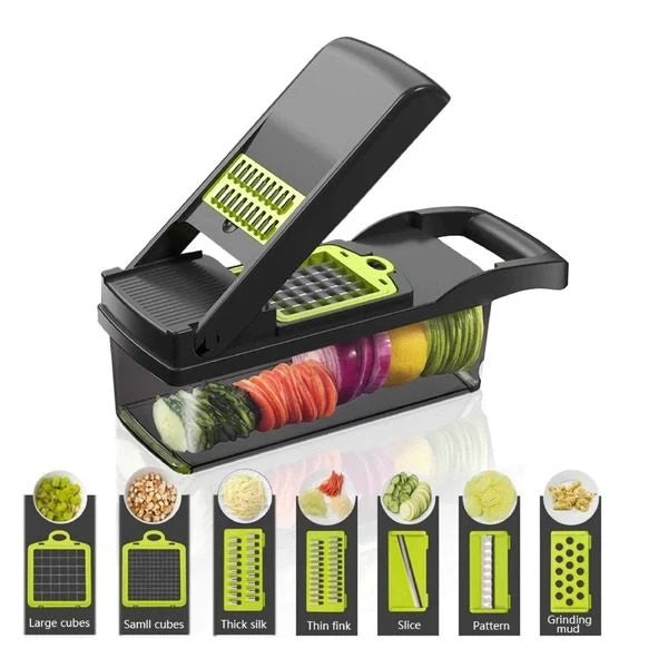 Razatoare multifunctionala legume si fructe 9 piese